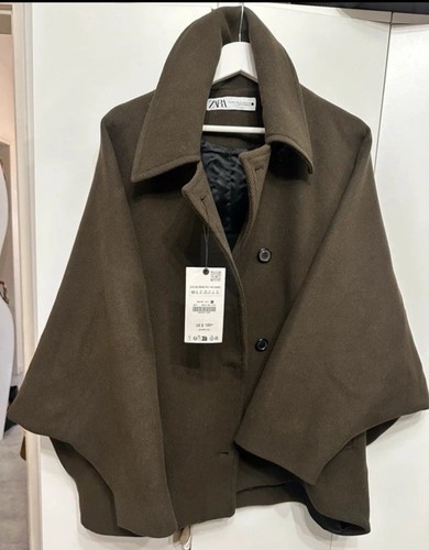 Zara caban cape woll jacke - caban,