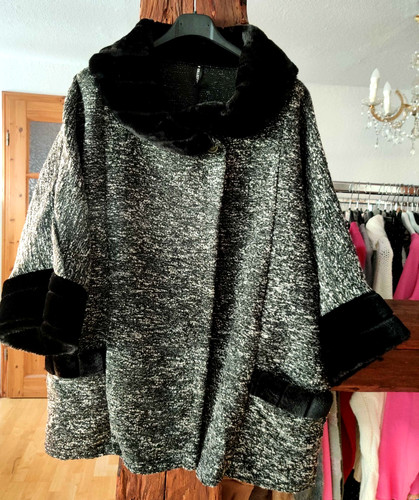 Cape mantel jacke - mantel, eg