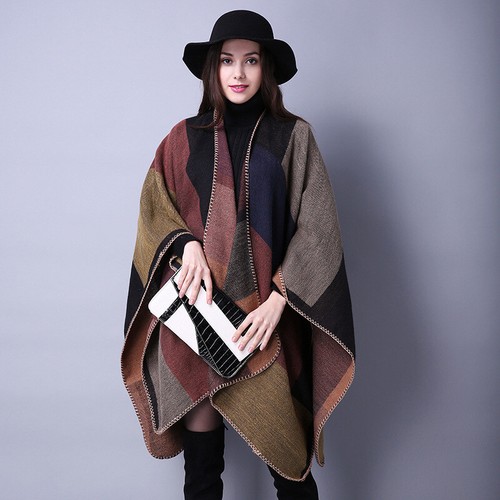 Poncho schal cape umhang xxl - poncho,