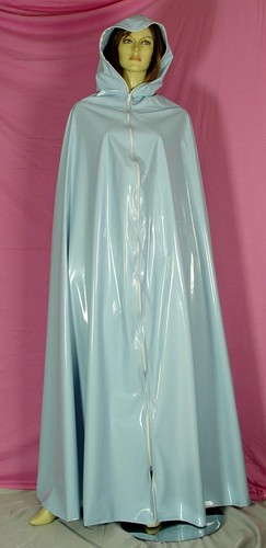 Cape mantel babyblau - mantel,