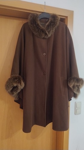 Damen luxus cape - mantel, xl