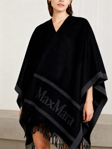Max mara mantel - mantel, schwarz
