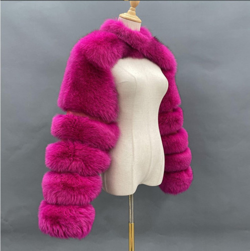 Damen kunstfell cape - damen,