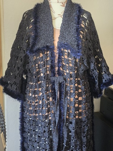 Langer cardigan mantel - cardigan,
