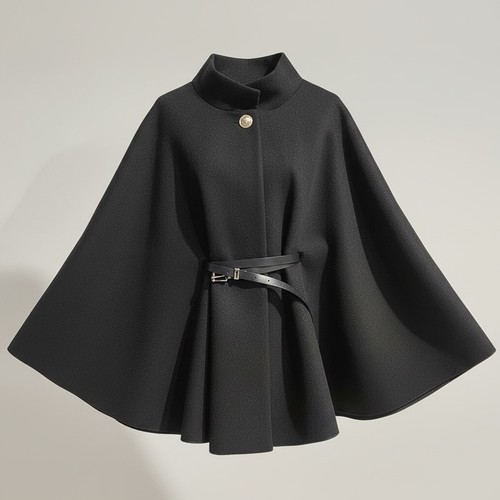 Poncho damen schwarz - poncho,