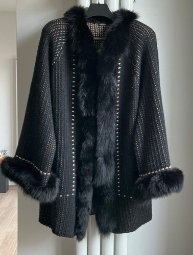 Vintage strickjacke mantel - vintage,